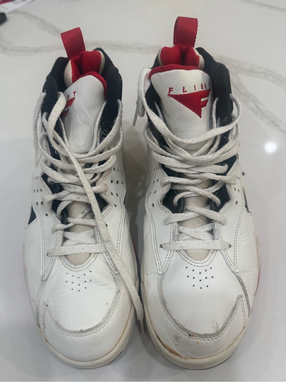 Vintage High-Top Sneakers from 1990’s signed by a Portland Trailblazer